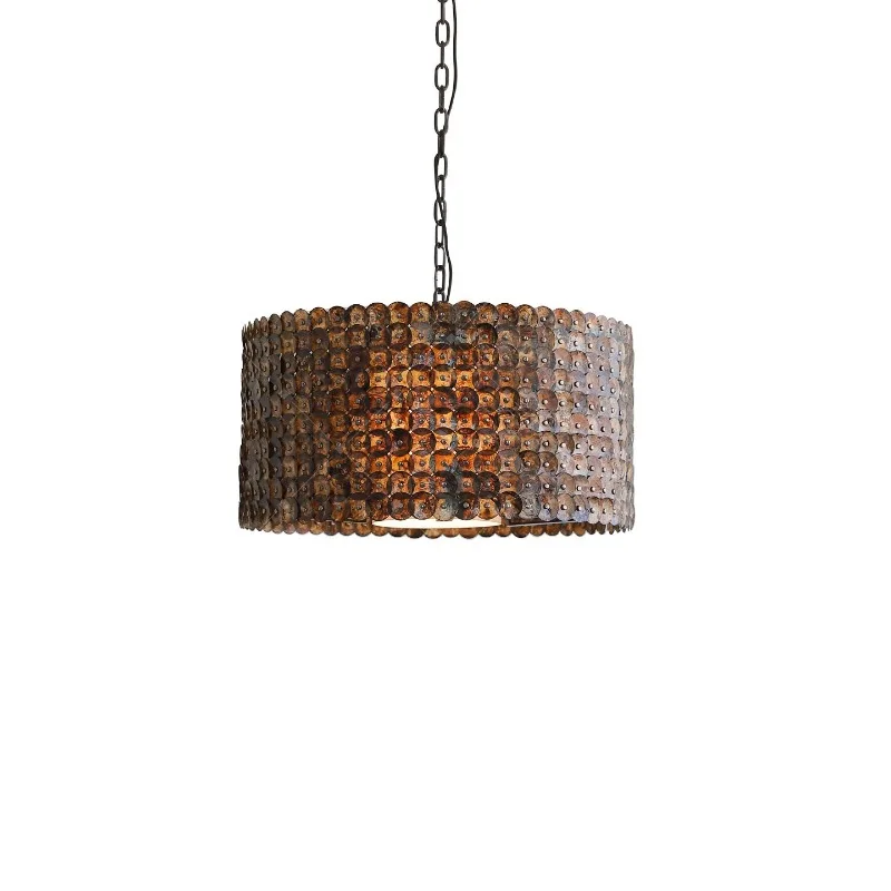 Mica chandelier, wabi-sabi wind post-modern villa living room bedroom dining room loft handmade lamps