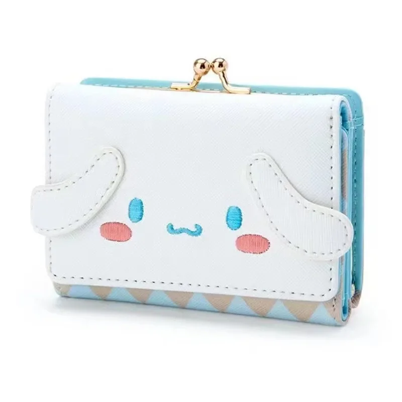 

Sanrio Hello Kitty new cute Melody face mouth gold coin purse coin bag foldable wallet clutch