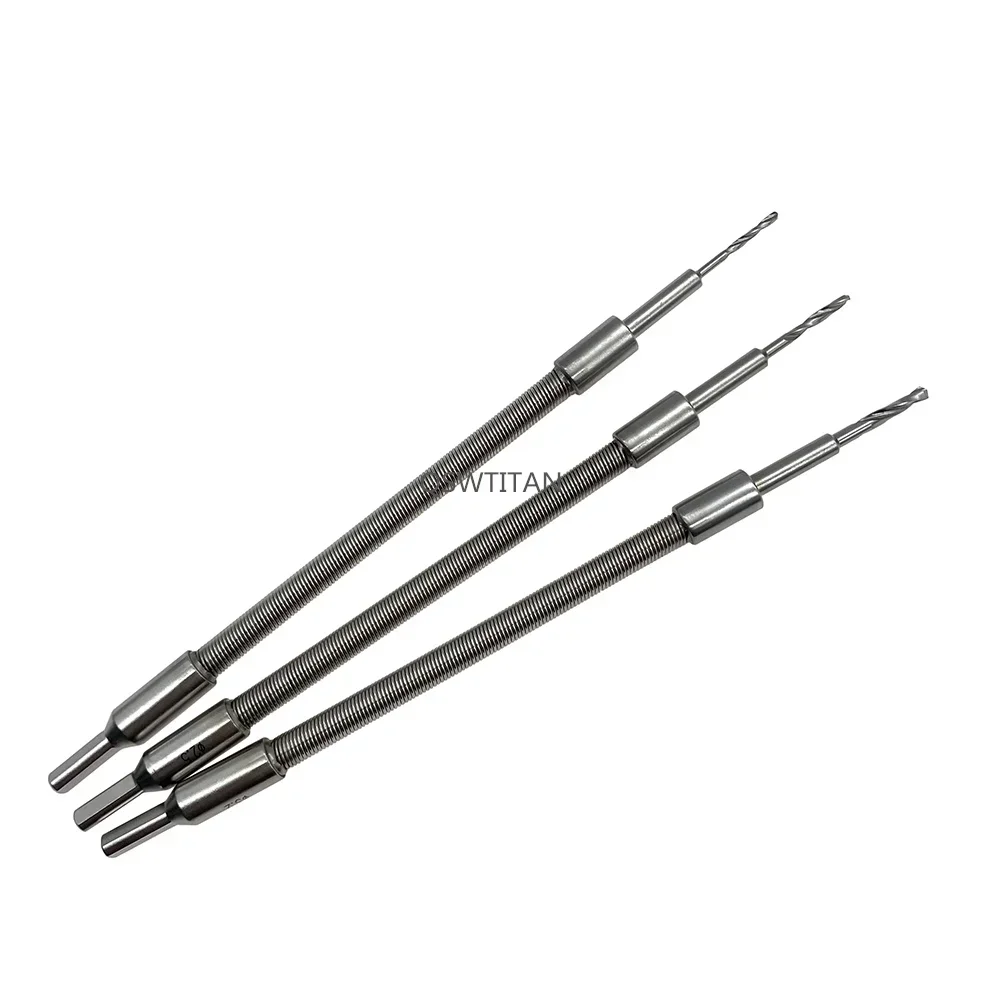 Stainless steel Flexible Drill Bit  2.0  2.5  3.2mm Soft Drill Orthopedic Bone Drill Bit Orthopedics Surgical Instruments