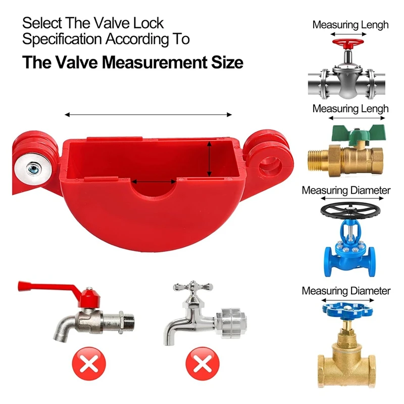 

Faucet Lockouts and Safety Padlocks, Set of 4 HOT SALE