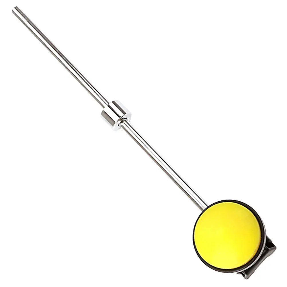 

Silicone Hammer Bass Drum Pedal Beater Yellow Replacement Parts Accessories Metal Foot Beater Compatible Cool Fashionable Easy
