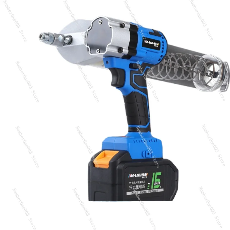

24V Electric Grease Gun for Excavators, High-Pressure Fully Automatic Lithium Battery Rechargeable Grease Tool