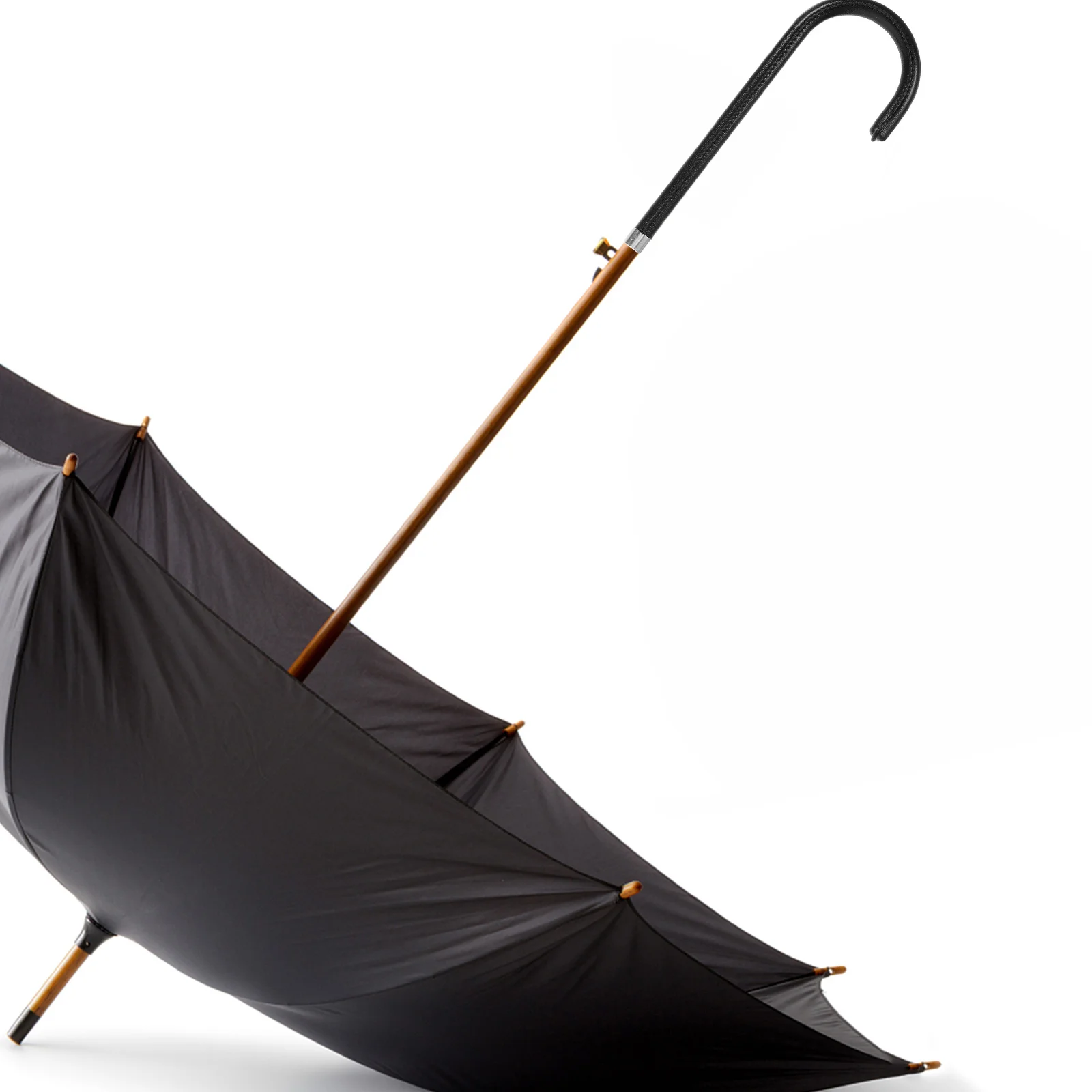 

Comfortable Umbrella Handle Grip Plastic Durable Lightweight Non Skid Fine Texture for Folding Rain Umbrella Repair Replacement