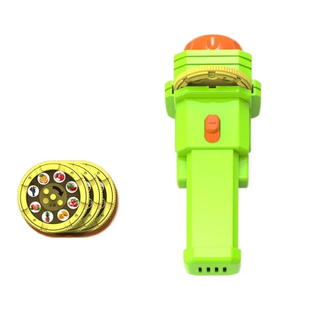 24 Patterns Baby Projector Torch Early Educational Cognition Cartoon Flashlight Projection Lamp Logical Thinking Training