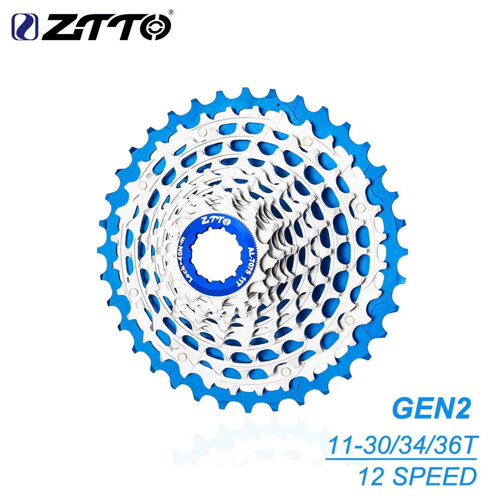 

ZTTO GEN2 Road Bike ULT 12 Speed 34T CNC Cassette 12s Big Spider Freewheel 12s 11-30T 11-36T Sprocket Light weight Gravel HG K7
