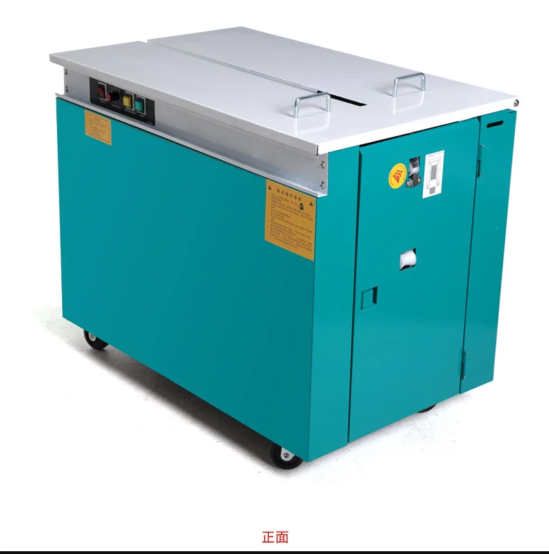 High Table Semi Automatic Strapping Machine Manual Bundle Packing Pp Belt Strapping Machine For Carton Box