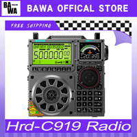 Hanrongda Hrd-C919 Radio Fm All-Band Bluetooth With Card Two Ips Screen Fm Radio Aux In Plays App Radio Receiver Large Battery