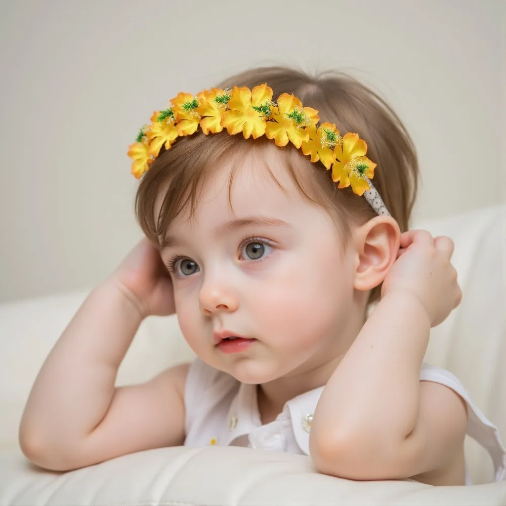 

Кружевная повязка на голову для новорожденных: милые повязки с искусственными цветами, шнурованные головные уборы для малышей, реквизит для фотосессий