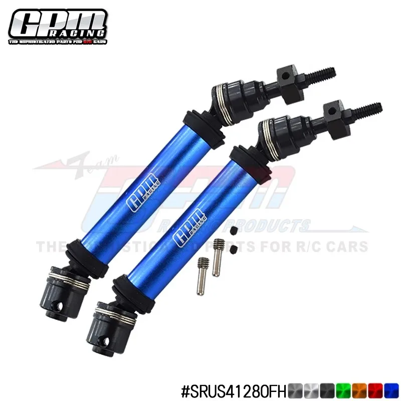 GPM Harden Steel #45 Front Axle CVD Front Universal Joints For TRAXXAS 1/10 Rustler 4X4 Vxl Hoss 1/10