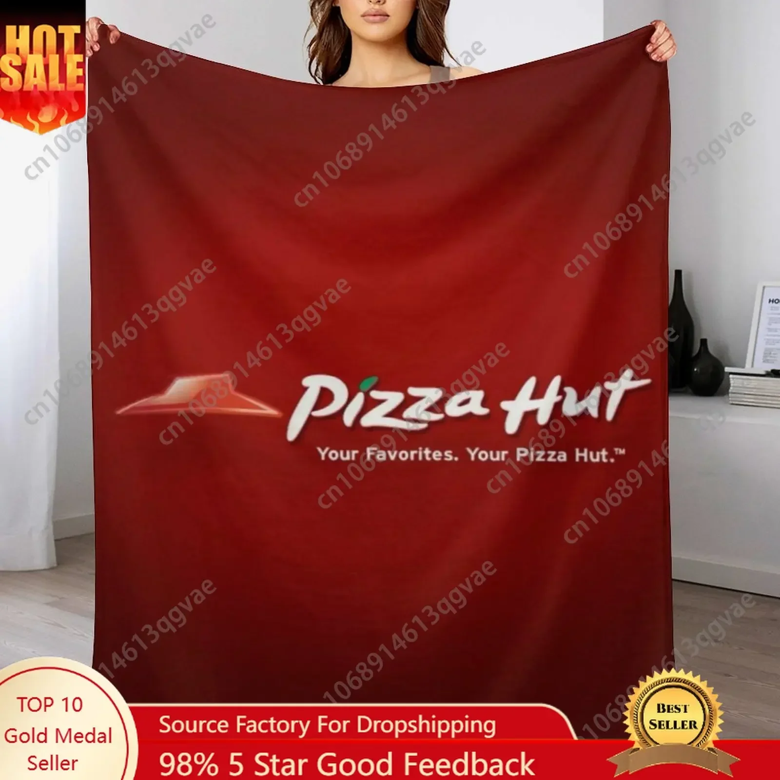 Pizza Deliciously Flannel Blankets Are Soft Comfortable and Warm Perfect for Winter Naps Homes Offices Travel Camping and More