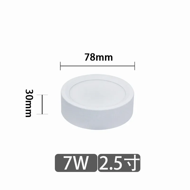 DurableUltra Thin Tube Light 3cm Thick Tube Light Without Opening Holes Hotel Aisle Bedroom Ceiling Mounted LED Lighting Fixture