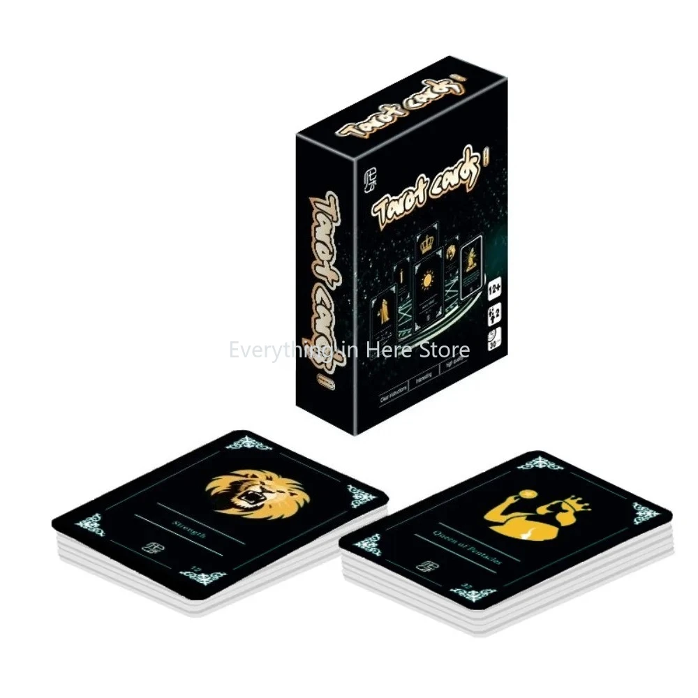 54pcs Tarot Cards for Beginners and Professionals Board Game Modern Lines of The Traditional Spirit English version Tarot Cards