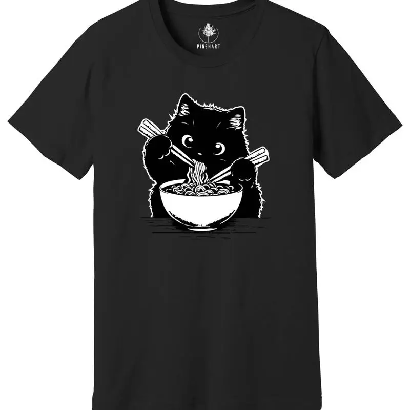 Camiseta Noodle CaT Ramen Mom Lover