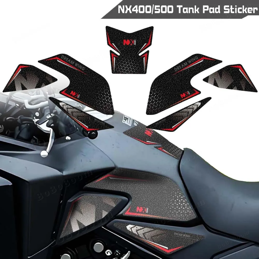 

Аксессуары для мотоциклов, матовая наклейка, накладка на топливный бак, газовая наколенница, защита, нескользящая наклейка для NX400/500 NX400 500 Adventure