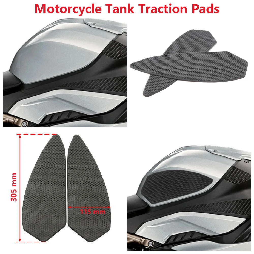 

Motorcycle Tank Grip Pad Fits for BMW S1000RR S1000R M1000RR M1000R ABS 2019-2025 FuelTank Side Knee Traction Anti Slip Pads Kit