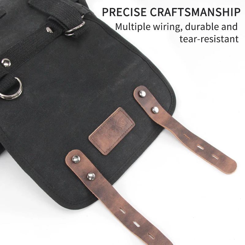 Motorcycle Side Bag Retro Rear Seat Bag Mopeds Waterproof Tail Bag Motorbike Hanging Bag Front bag Universial