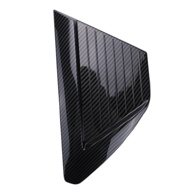 Car Carbon Fiber Door Exterior Charging Port Panel Trim Cover Protective Sticker For Hyundai Aini Krypton 5 IONIQ 2022+