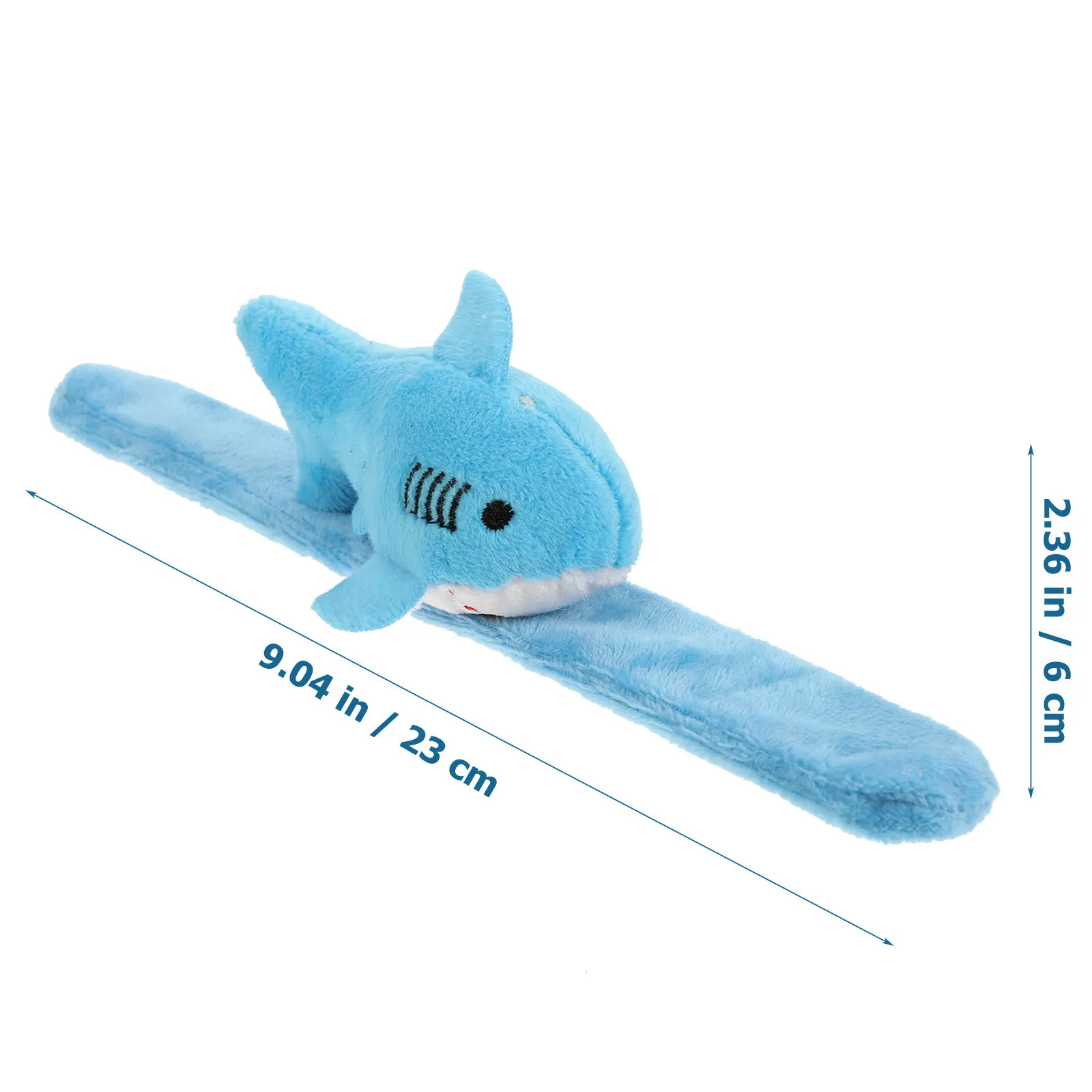 2Pcs Shark Slap Bracelets Lightweight Flexible Snap Bands for Kids Party Favors Theme Events Halloween Gift Ideas Bulk Pack