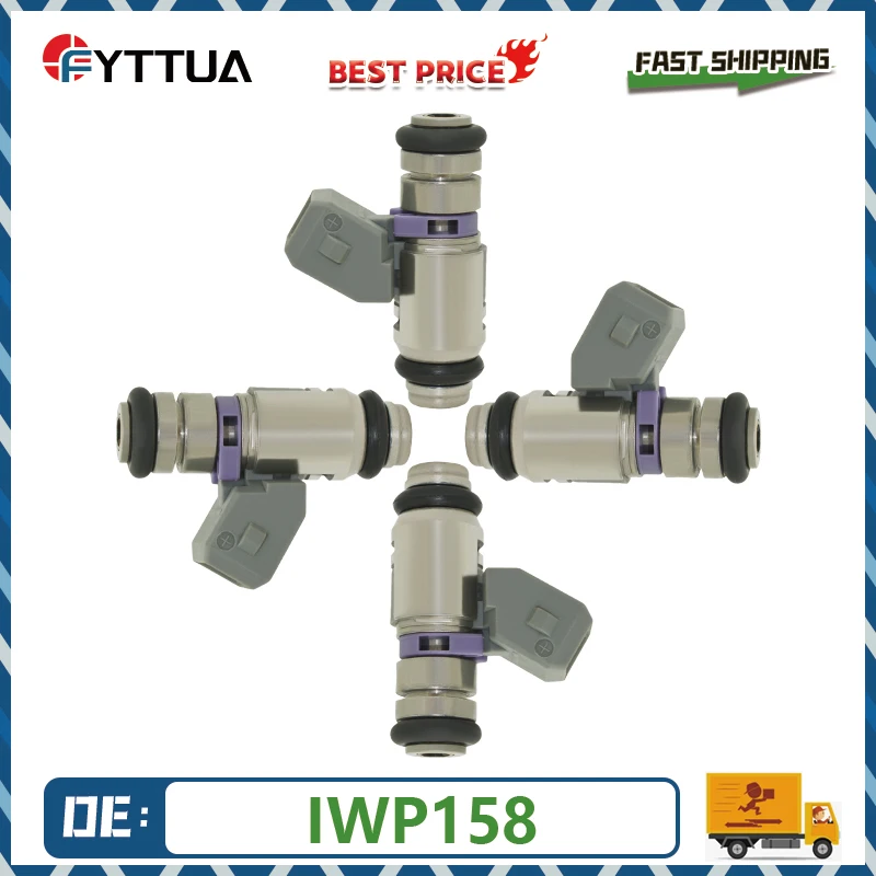 4 inyectores de combustible IWP158 IWP-158 IWP 158 para Volkswagen Pointer Polo Derby 1.8L 2005-2011 46791211