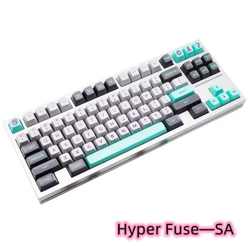 Keycap SA height ABS two-color 170-key full set, suitable for all mainstream cross shafts