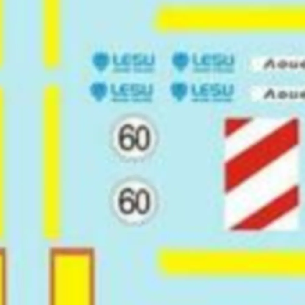 

LESU Decal Sticker 1/14 Hydraulic Plate Tamiyaya RC Tractor Truck Dumper Tractor Spare Part TH16968