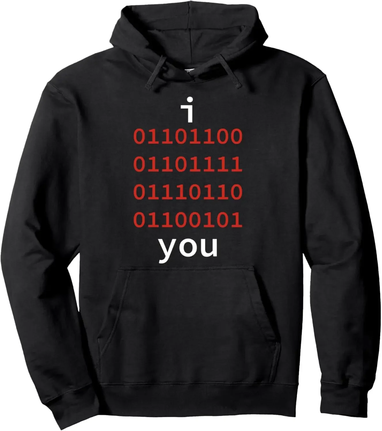 I Love You Programmer Valentines Day Funny Code Humor Pullover Hoodie Print Original Design Gifts Hoodie Women Men Clothing