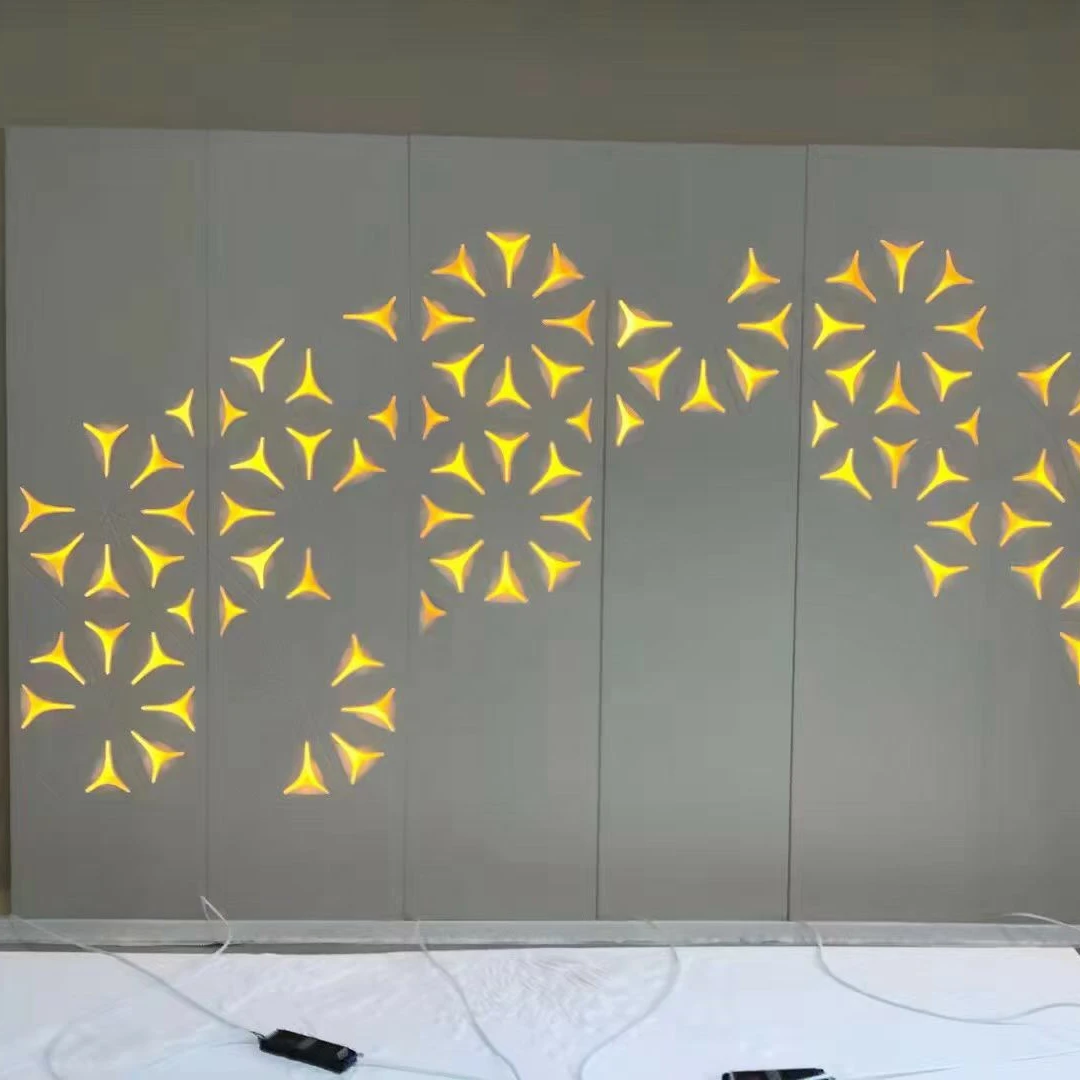 Ringing 3d wallpaper decorative electroplated PVC 3D wallboard wall