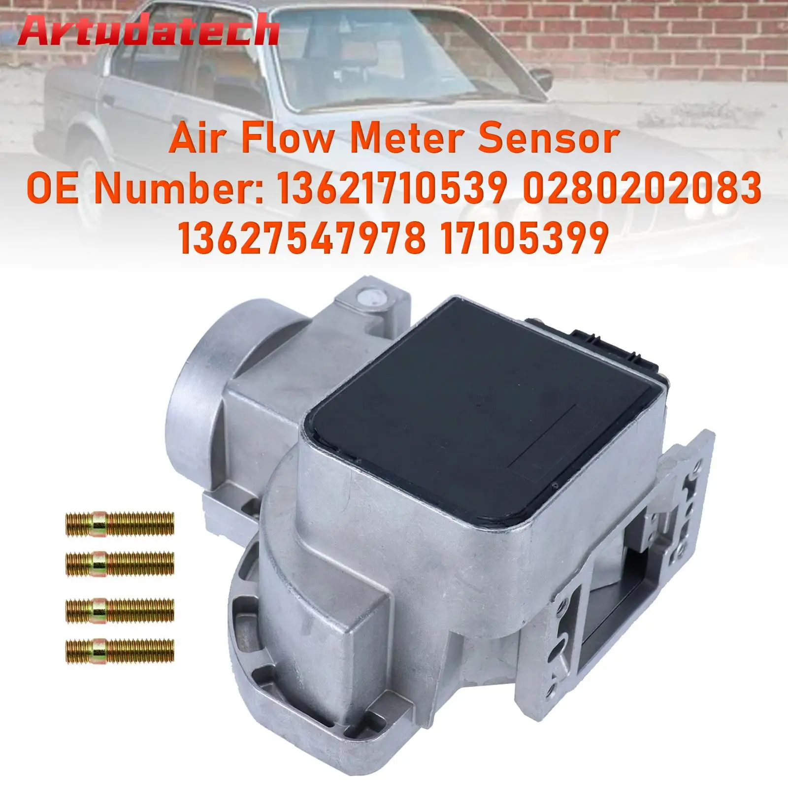 

Artudatech Air Flow Meter Sensor 0280202083 17105399 For BMW E30 E28 E34 320i 520i 325e