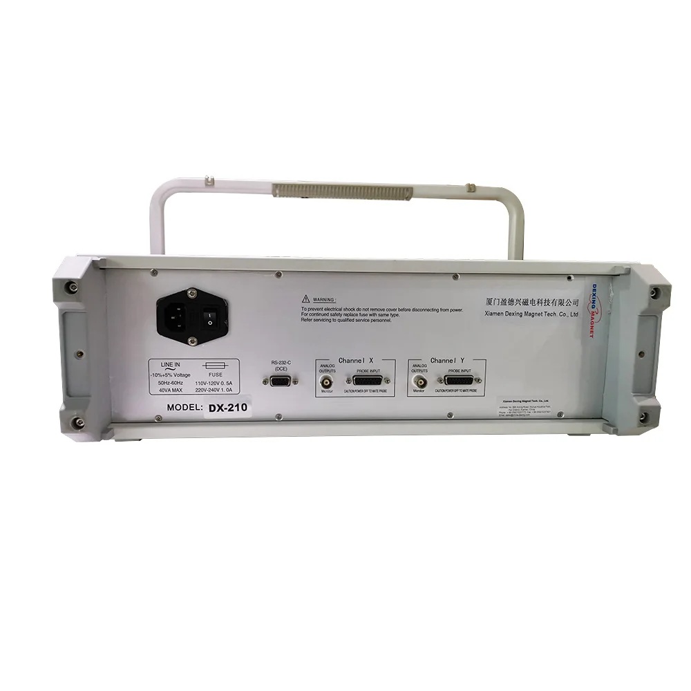 DX-210 Digital Two Dimensional Gauss Meter with High Accuracy Hall Effect Probe for Magnetic Field Testing