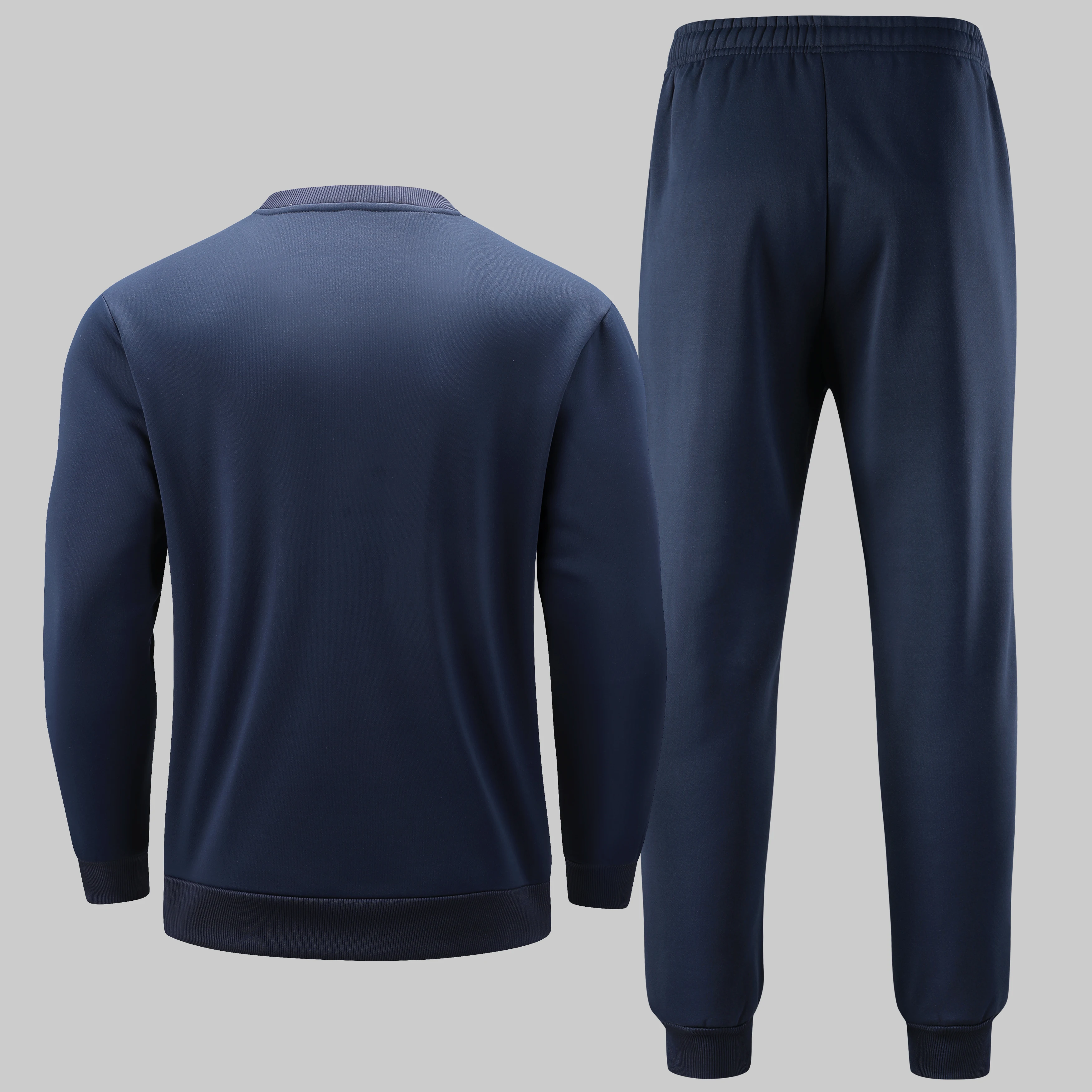 남성용 캐주얼 트레이닝복 세트: 긴팔 크루넥 스웨트셔츠 - Joggers Pants 리뷰 및 가격