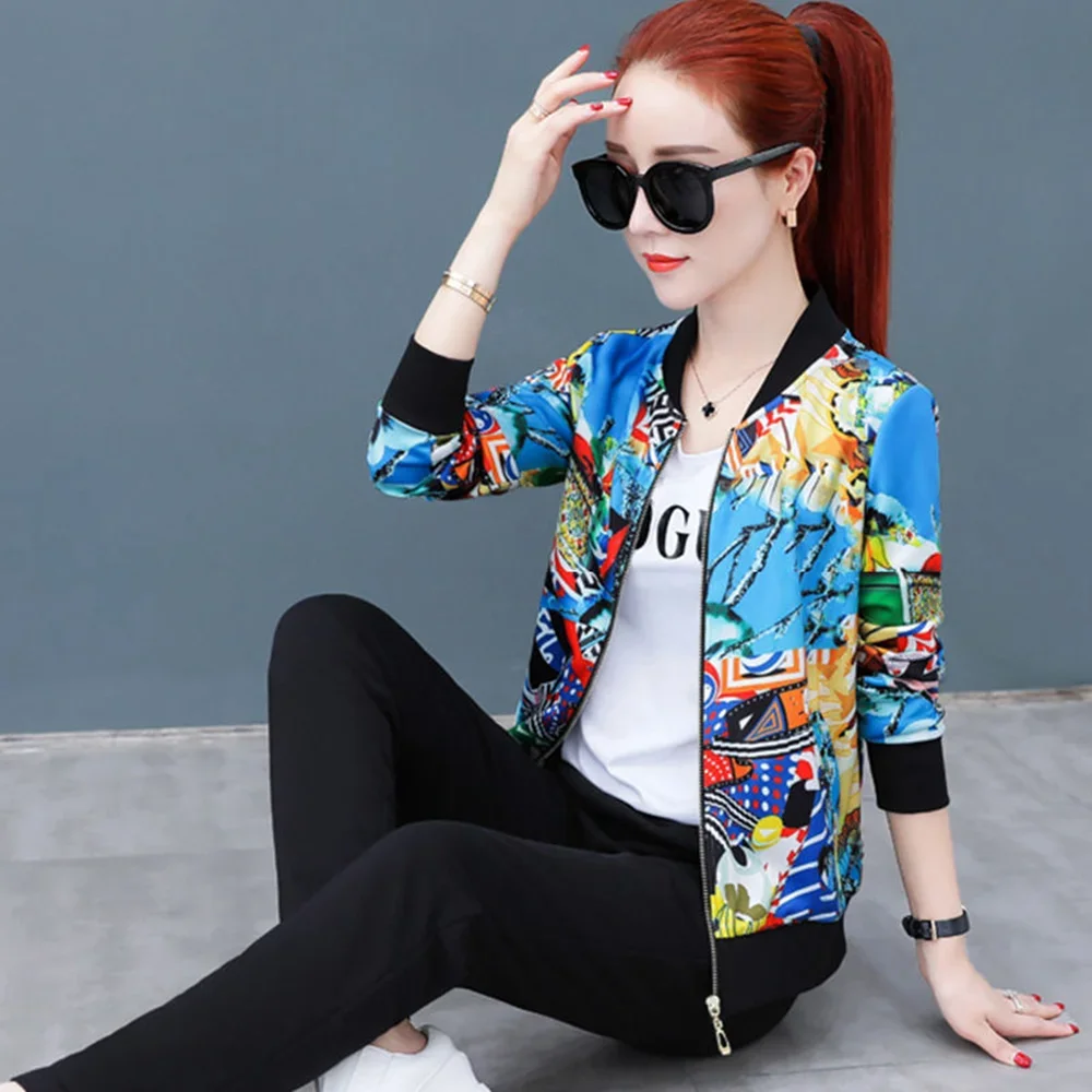 Women's Top 2021 Spring/Summer New Thin Sunscreen Women's Short Korean Short Women's Short Jacket Color Matching