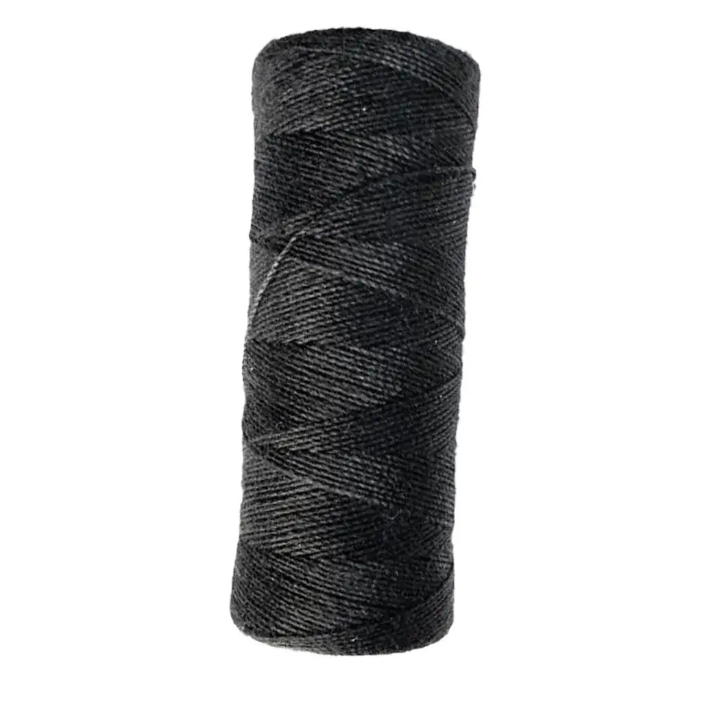 Wig Weave Thread Black Cotton 110m for Braiding Hair Organizer Hair Extension Tool Support