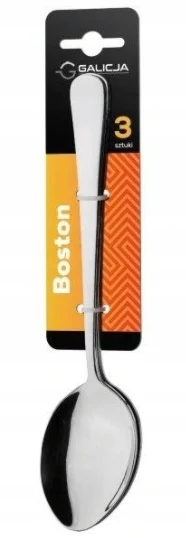 Boston tafellepel 3-delig Zilver