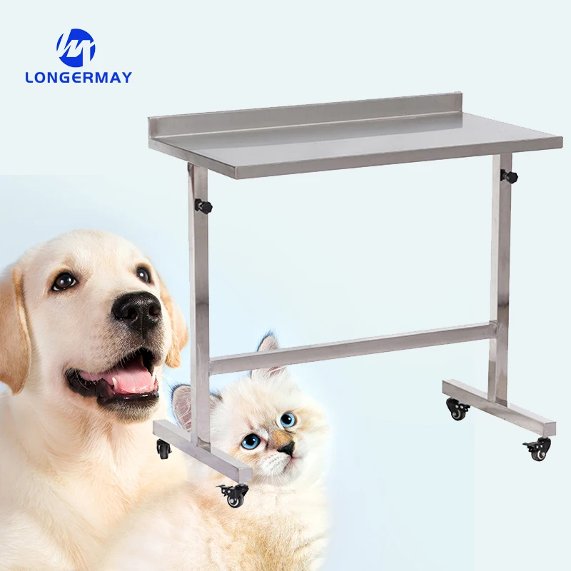 Veterinary Equipment Cart Trolley Surgery Medical Instrument table Stainless steel surgical operating table vet operating table