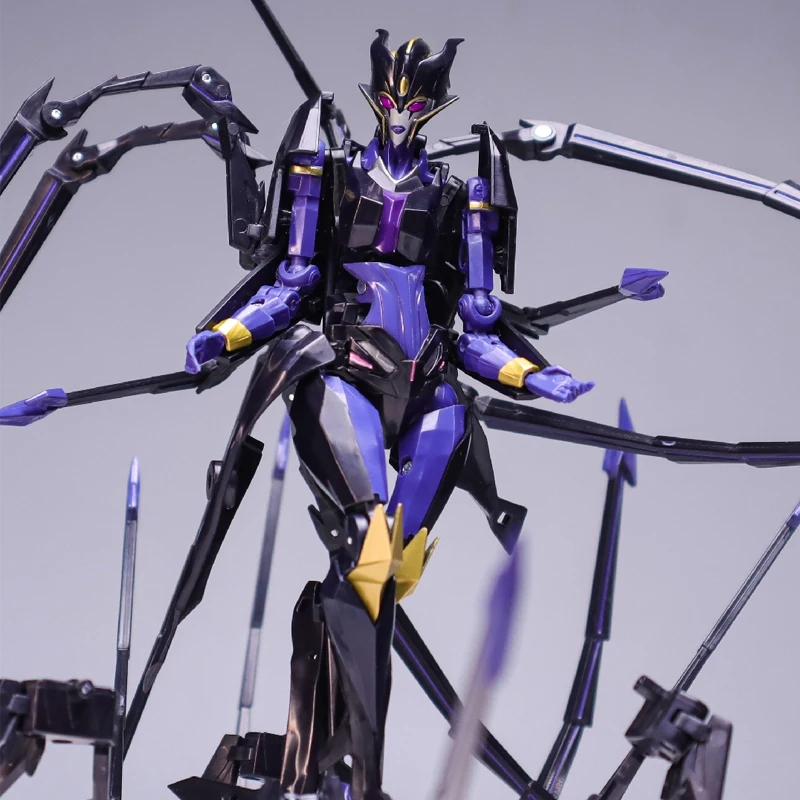 

APC Toys Apache Black Widow TFP Night Countess Deformation Toy Poison Spider Three-Change Helicopter Model