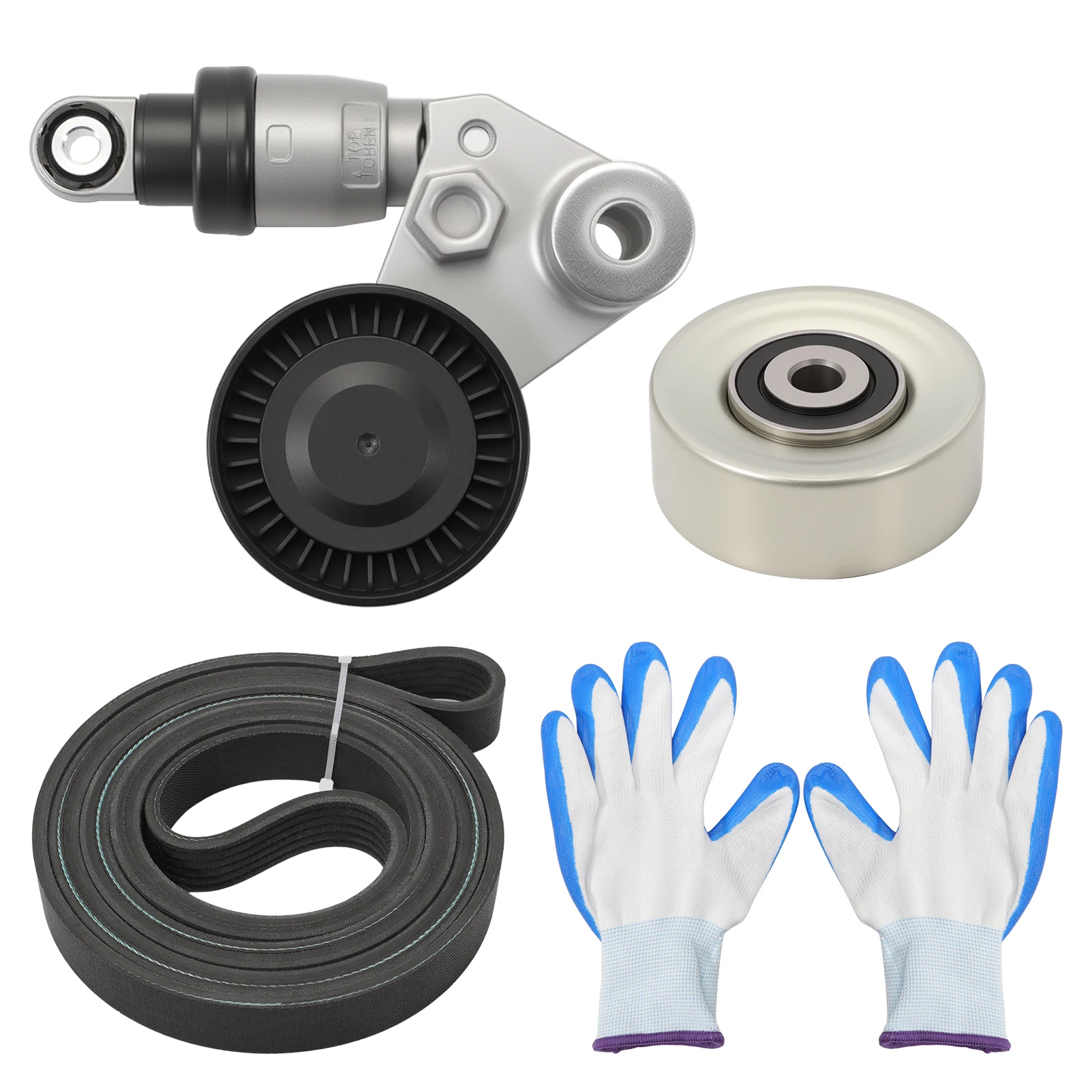 

Полный комплект компонентов привода змеевидного ремня 252813C100 для Hyundai Azera 06-11 Sonata 06-10 Kia Sedona 06-12 14 Amanti 07-09