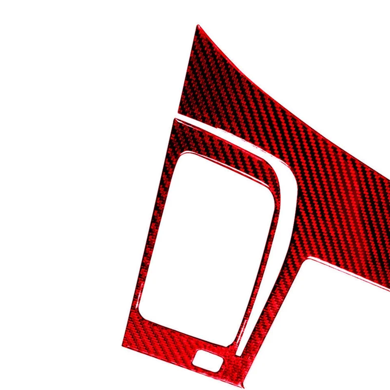 جديد-GPS الملاحة لوحة غطاء الكسوة لهوندا سيفيك 8Th 2006-2011 استبدال الملحقات ألياف الكربون الحمراء