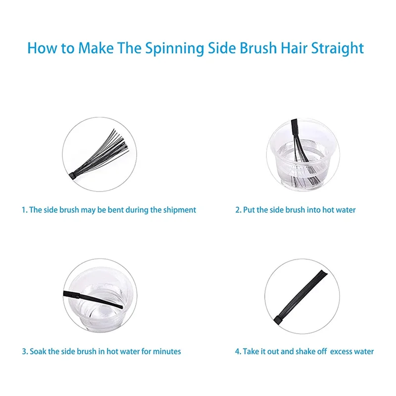 A74G-Боковая щетка, 12 шт. для ROPVACNIC S1/A1, Tipdiy G90, Betboyles V75S, VIPSUN Z1, запасные части для вакуумных пылесосов