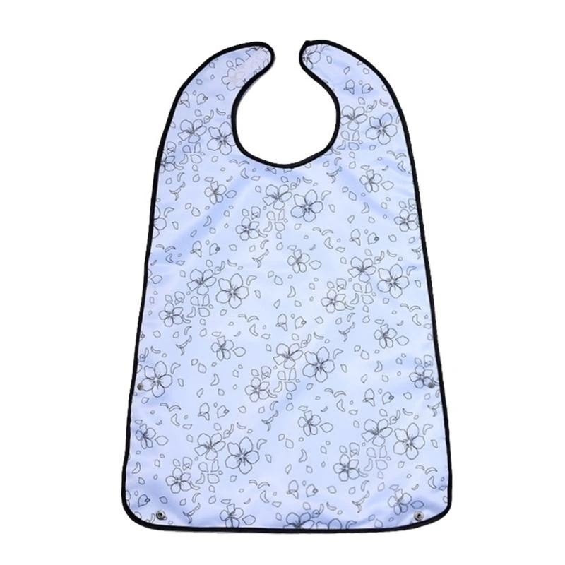 

Reusable Adult Bib Scarf for Elderly Dining Lightweight and Skin Friendly Fabric Y166