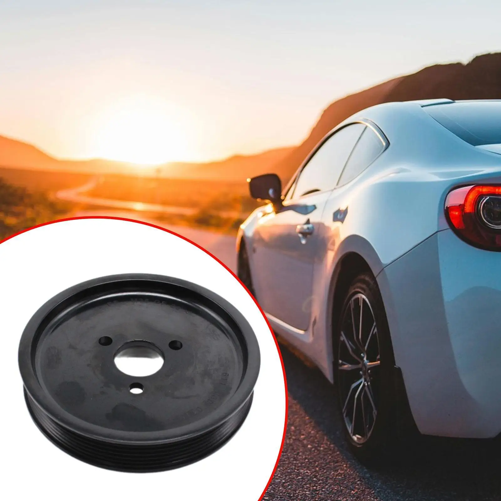 

Автомобильный сменный шкив рулевого насоса, резиновая запасная часть, простая установка, высокая производительность для Mercedes Benz A6112300115