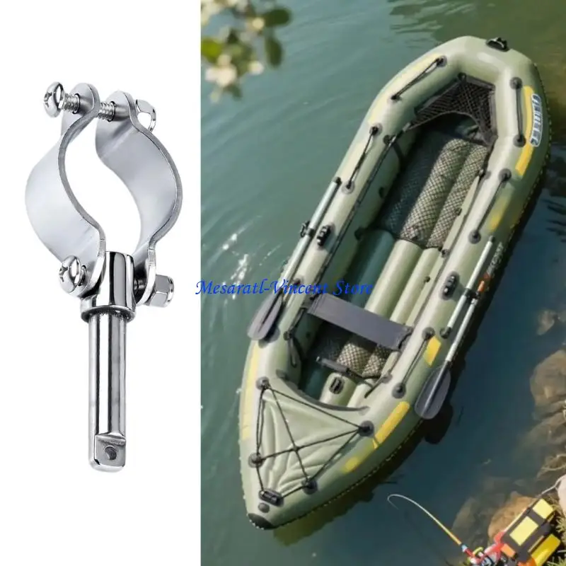 A70F Rusts Proof 316 Stainless Steel Canoe Paddle Holder with Quick Release Mechanism Paddle Bracket for Easy Installation