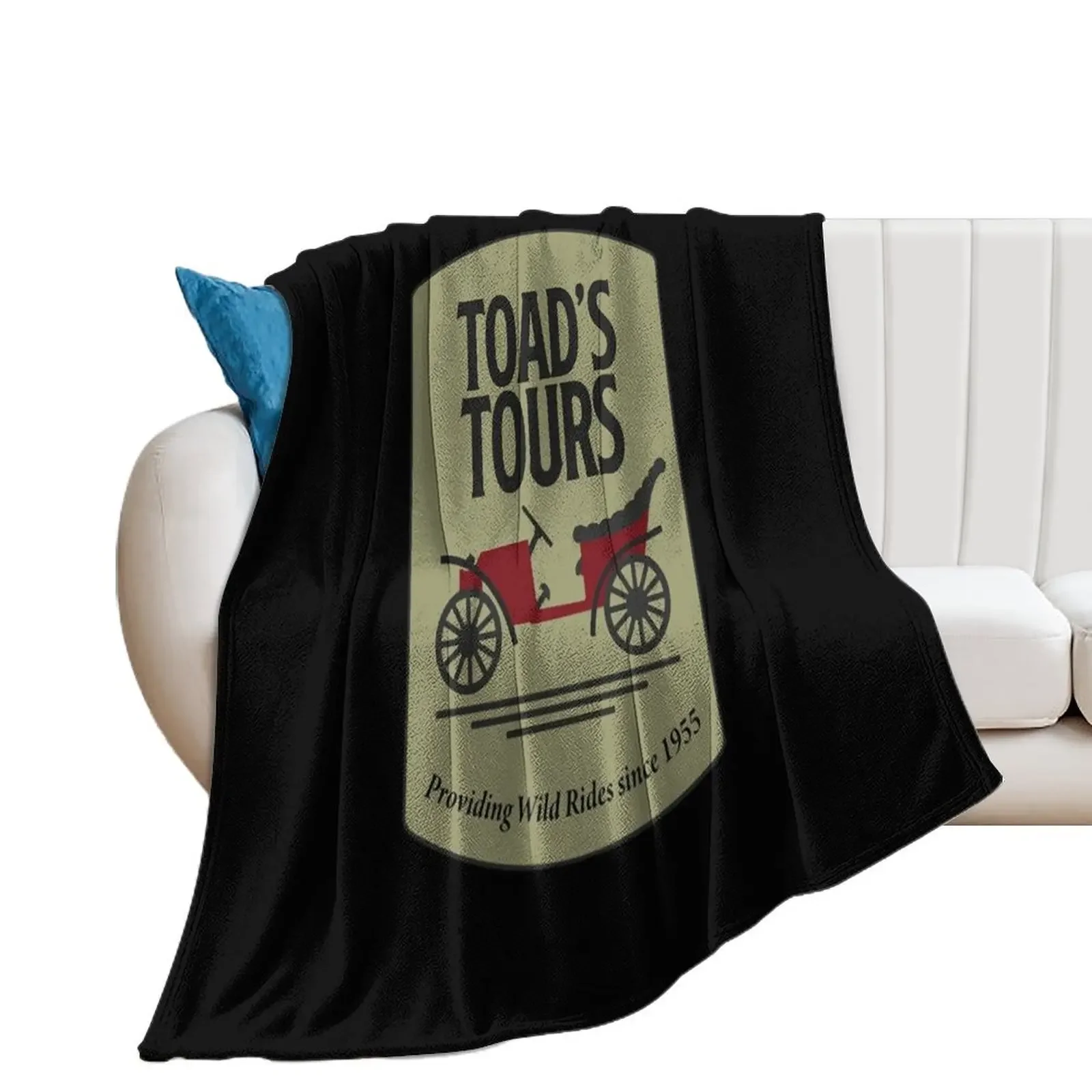 

Toad's Tours Throw Blanket Retros Luxury Throw Flannels Blankets