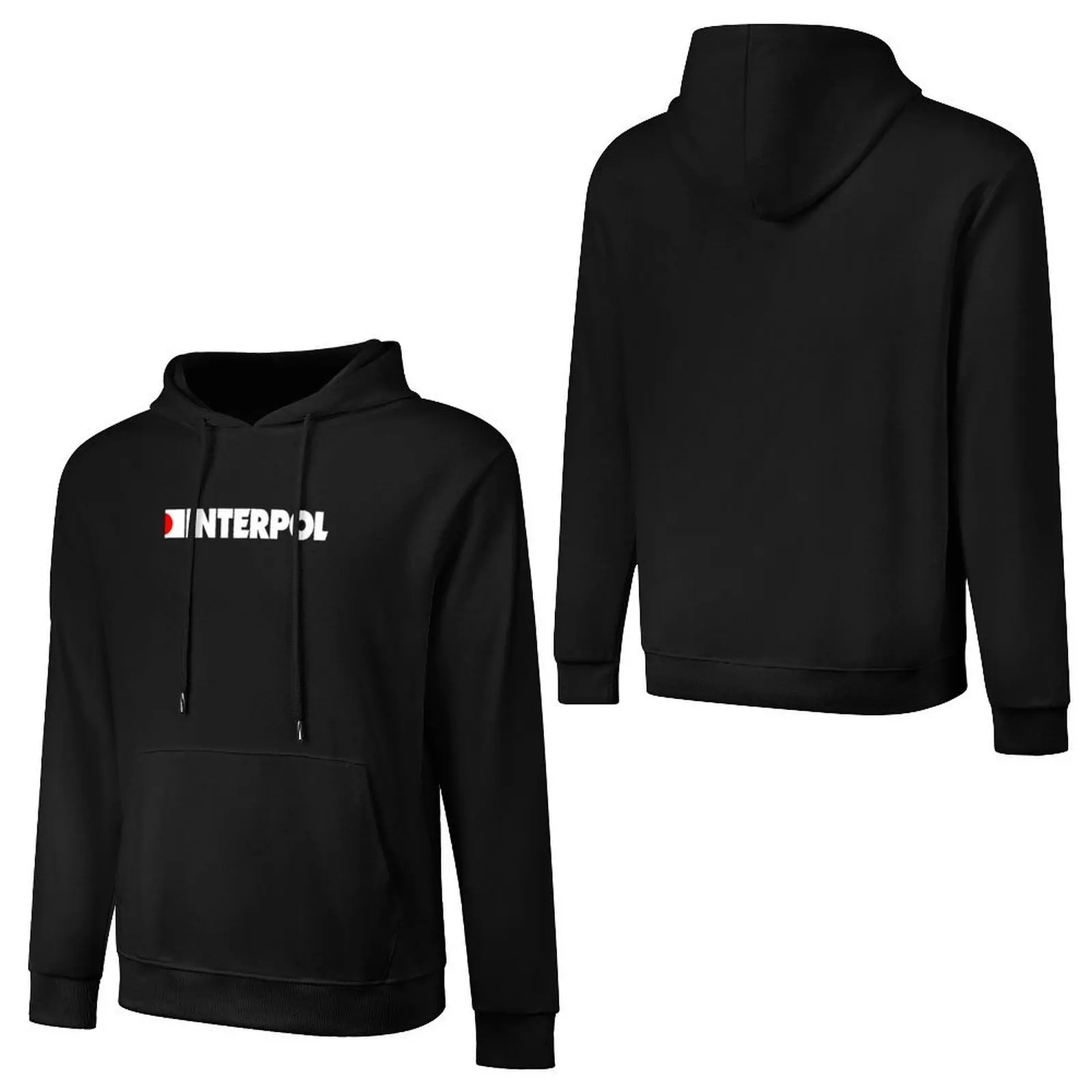 Interpol band logo Pullover Hoodie mens clothing men's sweat-shirt men's autumn clothes japanese hoodie