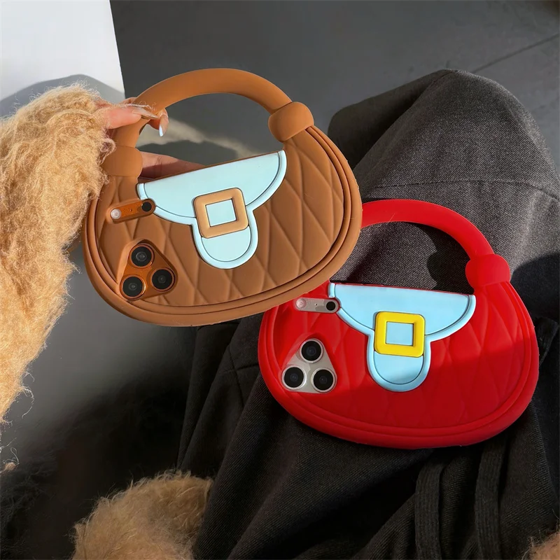 

Модный повседневный чехол-сумочка в клетку для iPhone 17 Pro Max, силиконовый мягкий чехол для iPhone 17, 12, 13, 15, 14, 16 Pro Max, 13 Pro Max для девушек