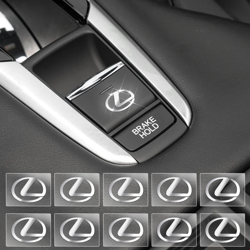 

2/5/10 шт. 3D металлические наклейки для автомобиля, декоративные логотипы для Lexus F SPORT IS250 IS200 CT200h GS300 LS430 RX450h LX570 IS300