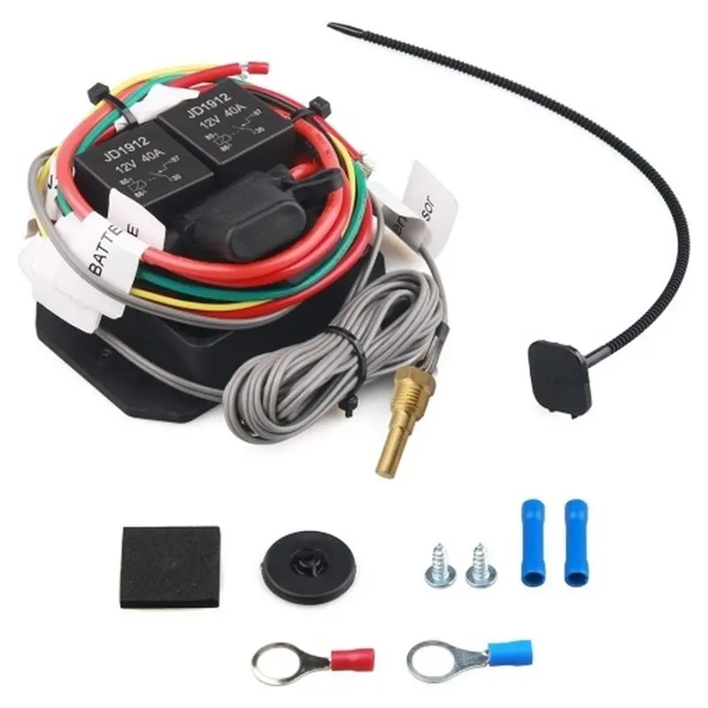 1Set Universal Radiator Fan Controller Switch 12V, A