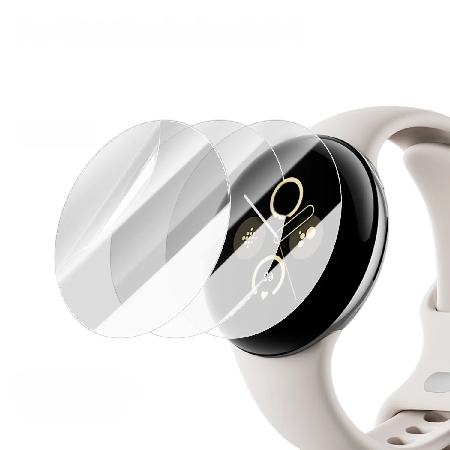 

For Google Pixel Watch4 45mm Pixel Watch 4 41mm Protector, Soft TPU Hydrogel Film HD Clear, Anti-Scratch, Anti-Finger, Easy Peel