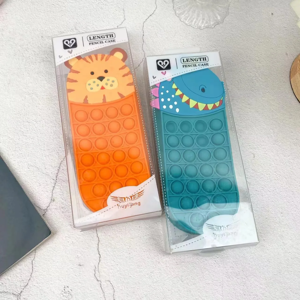 1Pcs New Cartoon Silicone Pencil Case Pioneer of Rodent Eradication Stationery Storage Bag Student Decompression Stationery Box - Image 3