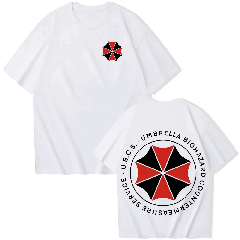 

Umbrella Corporatio Logo Graphic T Shirt Leisure The New Film U-Umbrella Company Men's Y2k Harajuku Cotton T-shirt Streetwear