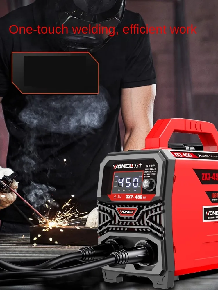 Professional Grade Arc Welder with Copper Core for 220V/380V Voltage Input - Portable and Compact